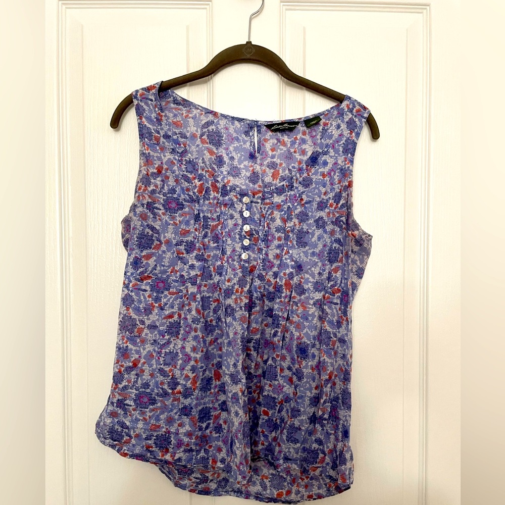 Eddie Bauer sleeveless blouse